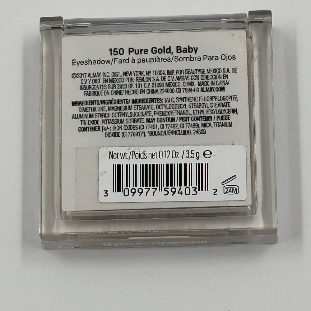 Almay Shadow Squad Eyeshadow Palette 150 Pure Gold Baby - New NIB